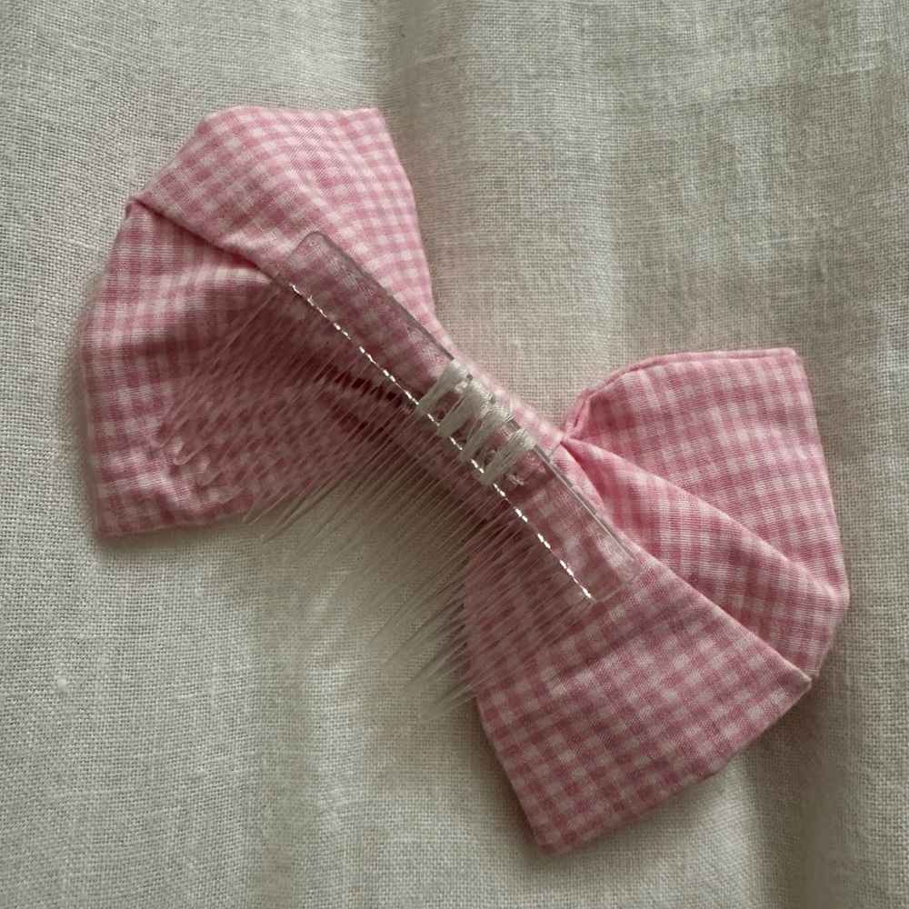 Trashy Lingerie Stepford Edy Bra - Pink Gingham (36D) w/ Matching Bow - Picture 14 of 14